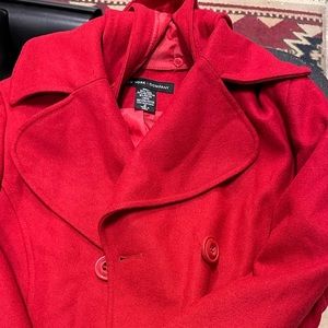 New York & Company Red Woollen jacket